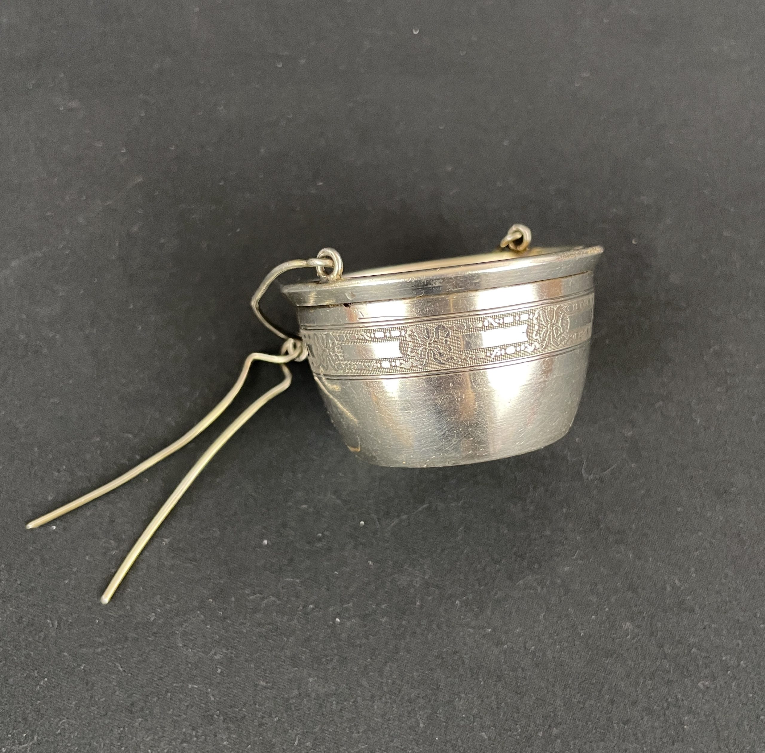 Bracelet De Baptême Ancien En Argent Et Vermeil Pour Bébé/enfant - Occasion, Couleur Argenté